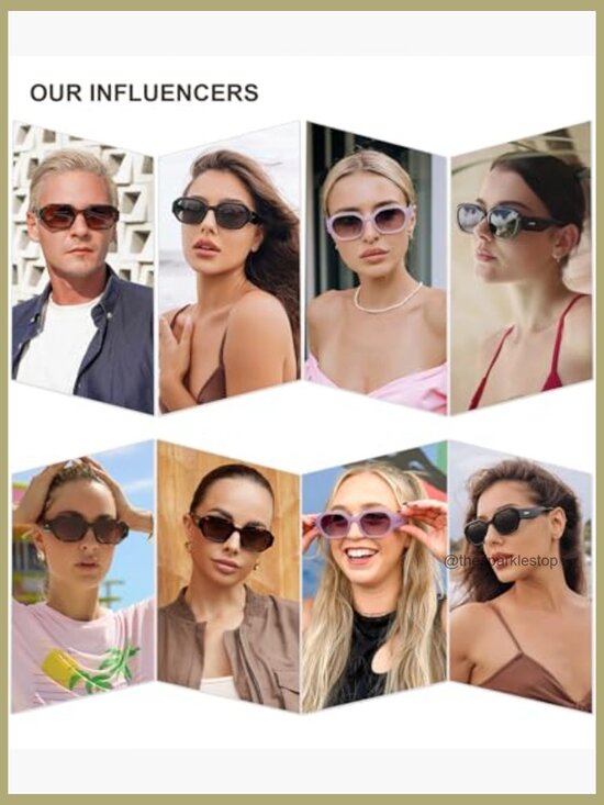 Polarized Sunglasses with UV400 TAC Lenses, Retro Rectangle Style main image 5